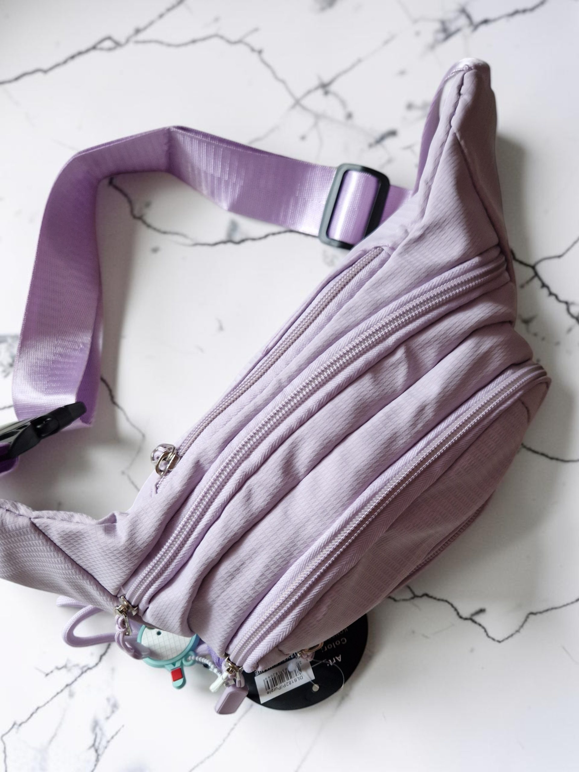 Női övtáska több rekesszel – sportos crossbody táska állítható pánttal, több színben - Image 5