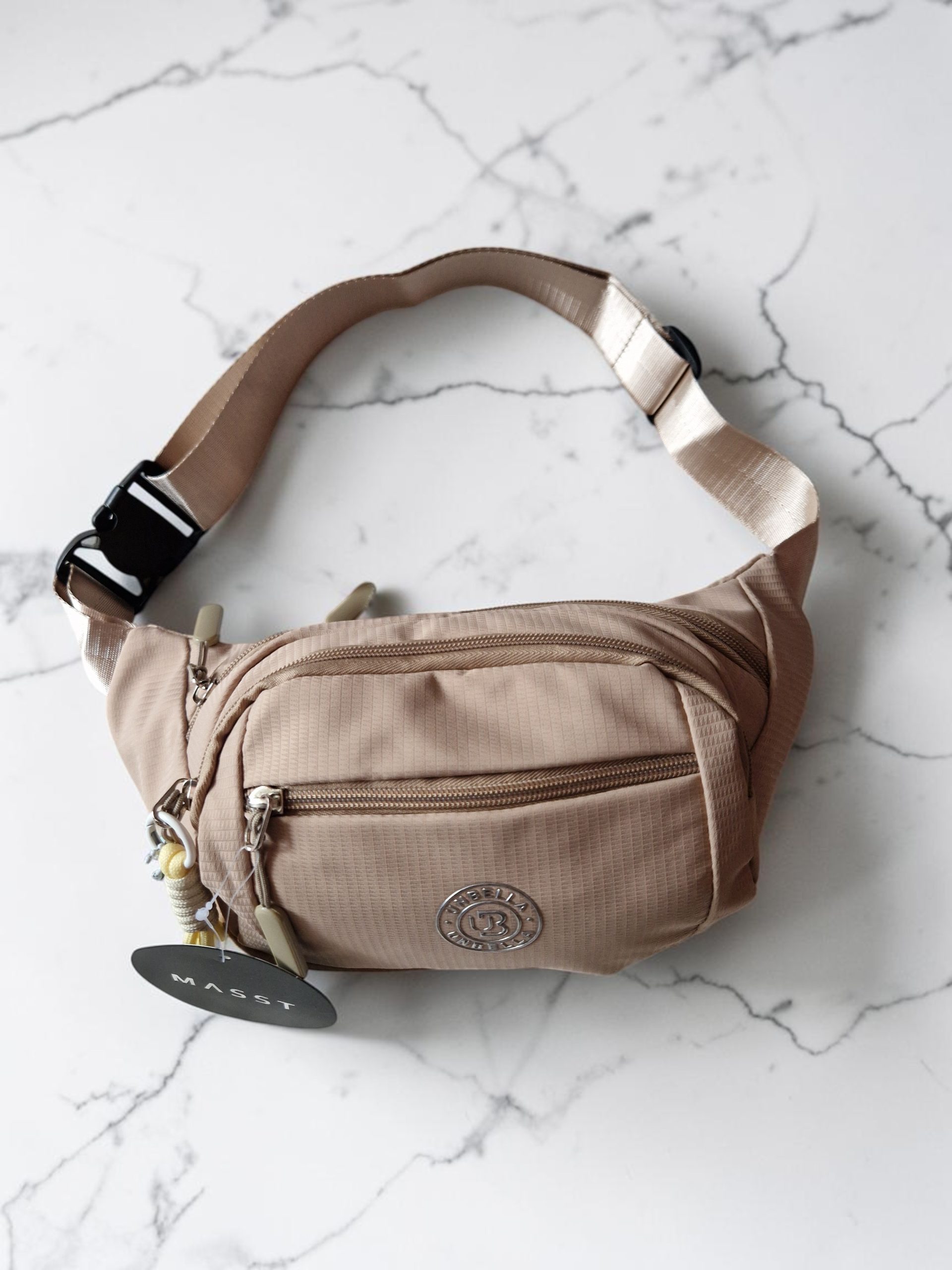 Női övtáska több rekesszel – sportos crossbody táska állítható pánttal, több színben - Image 6