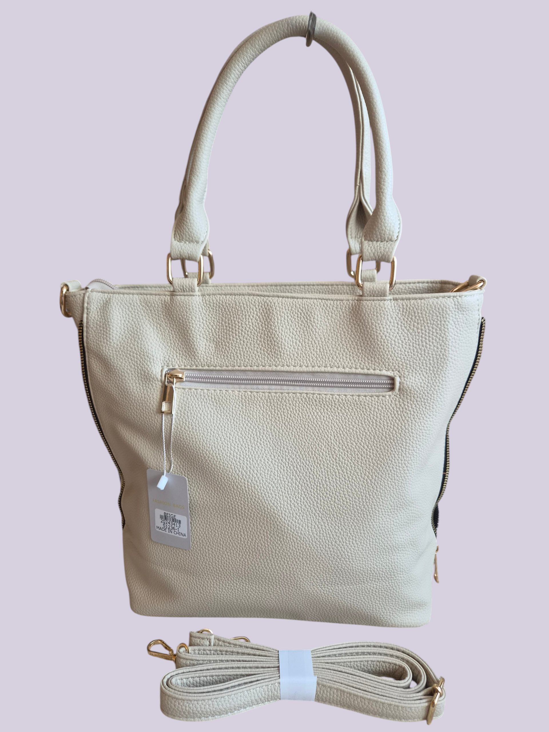 Női shopper táska állítható szélességgel - több színben - Image 5