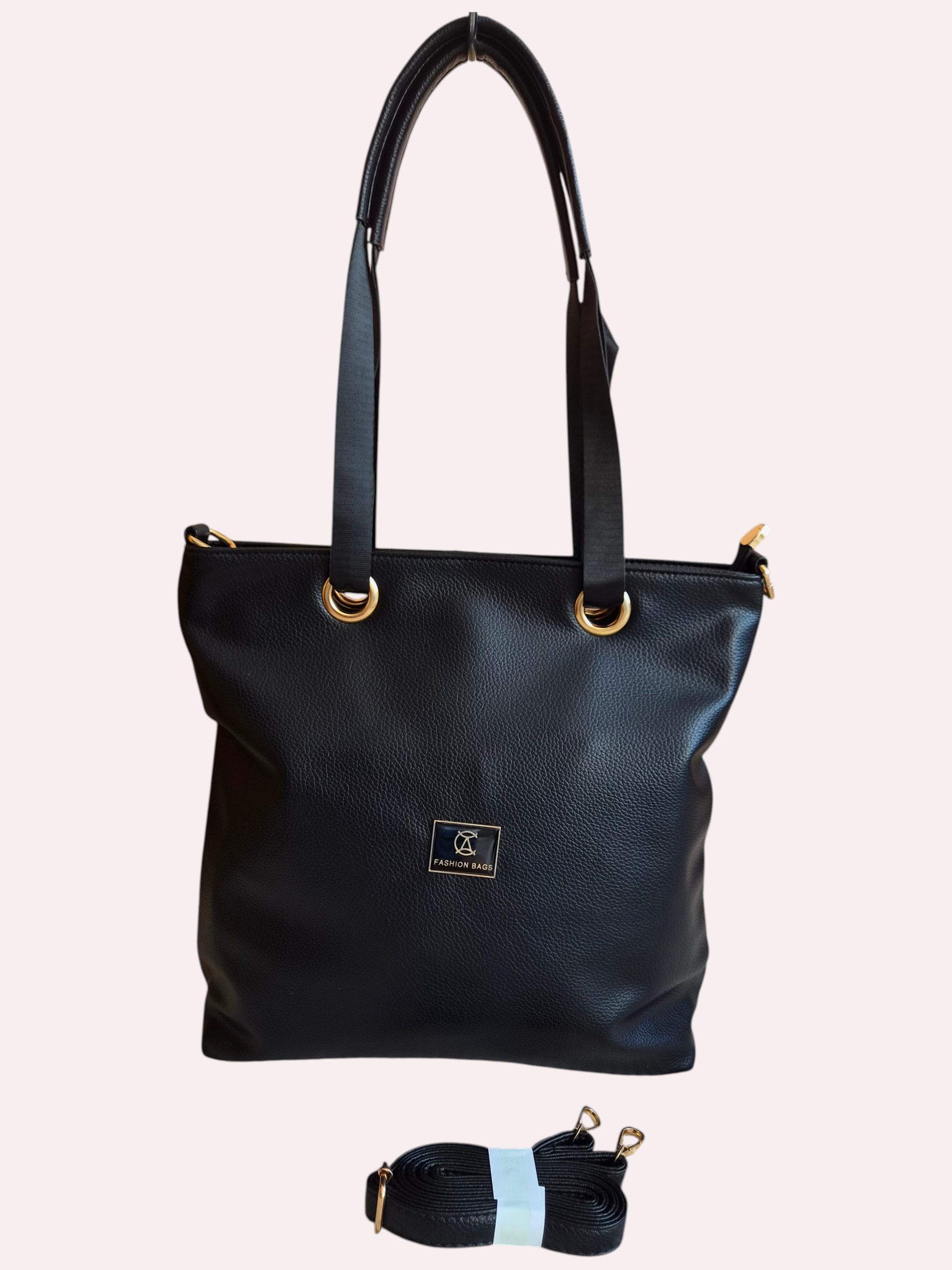 Minimál stílusú női shopper táska - több színben