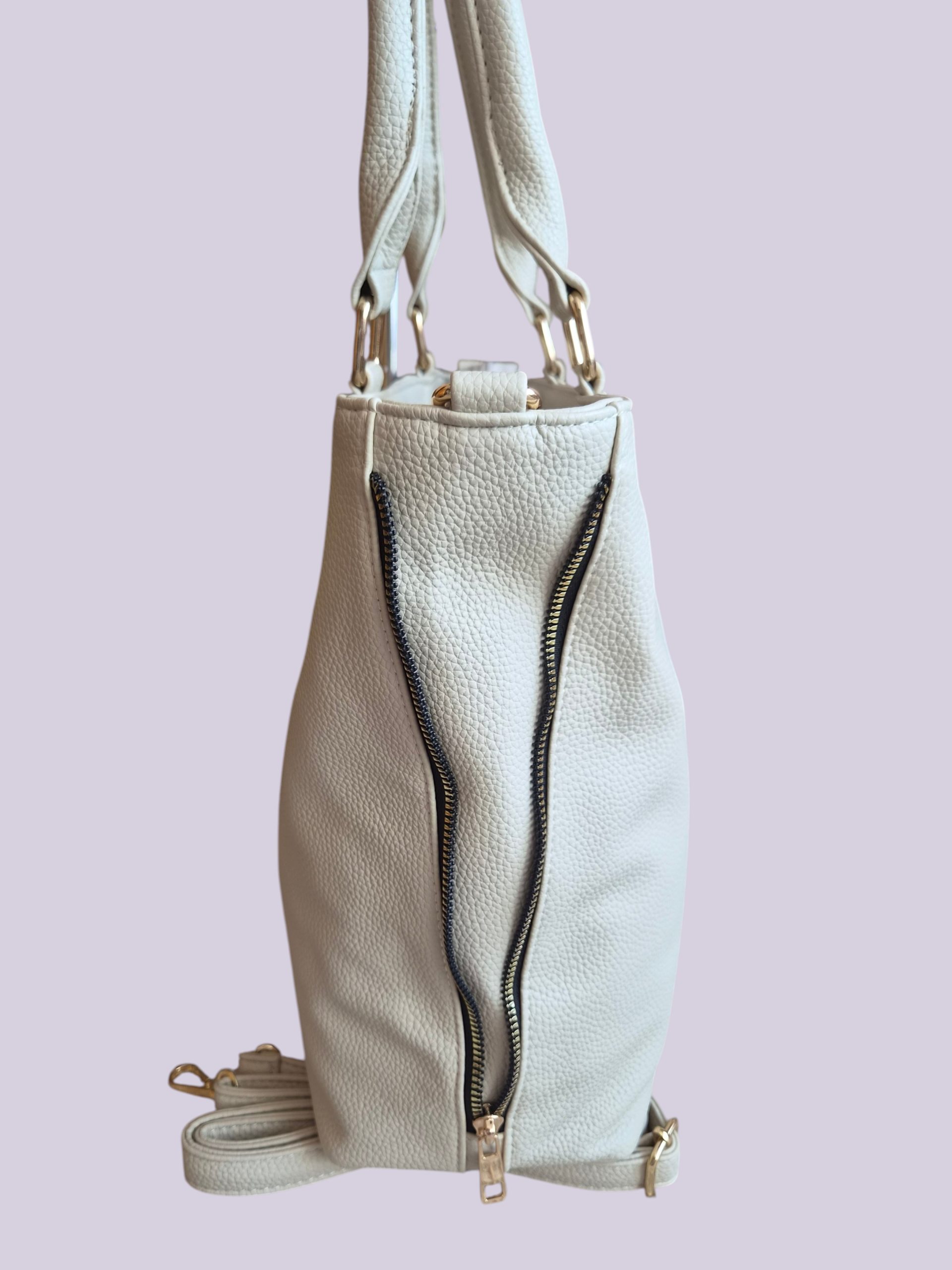 Női shopper táska állítható szélességgel - több színben - Image 4